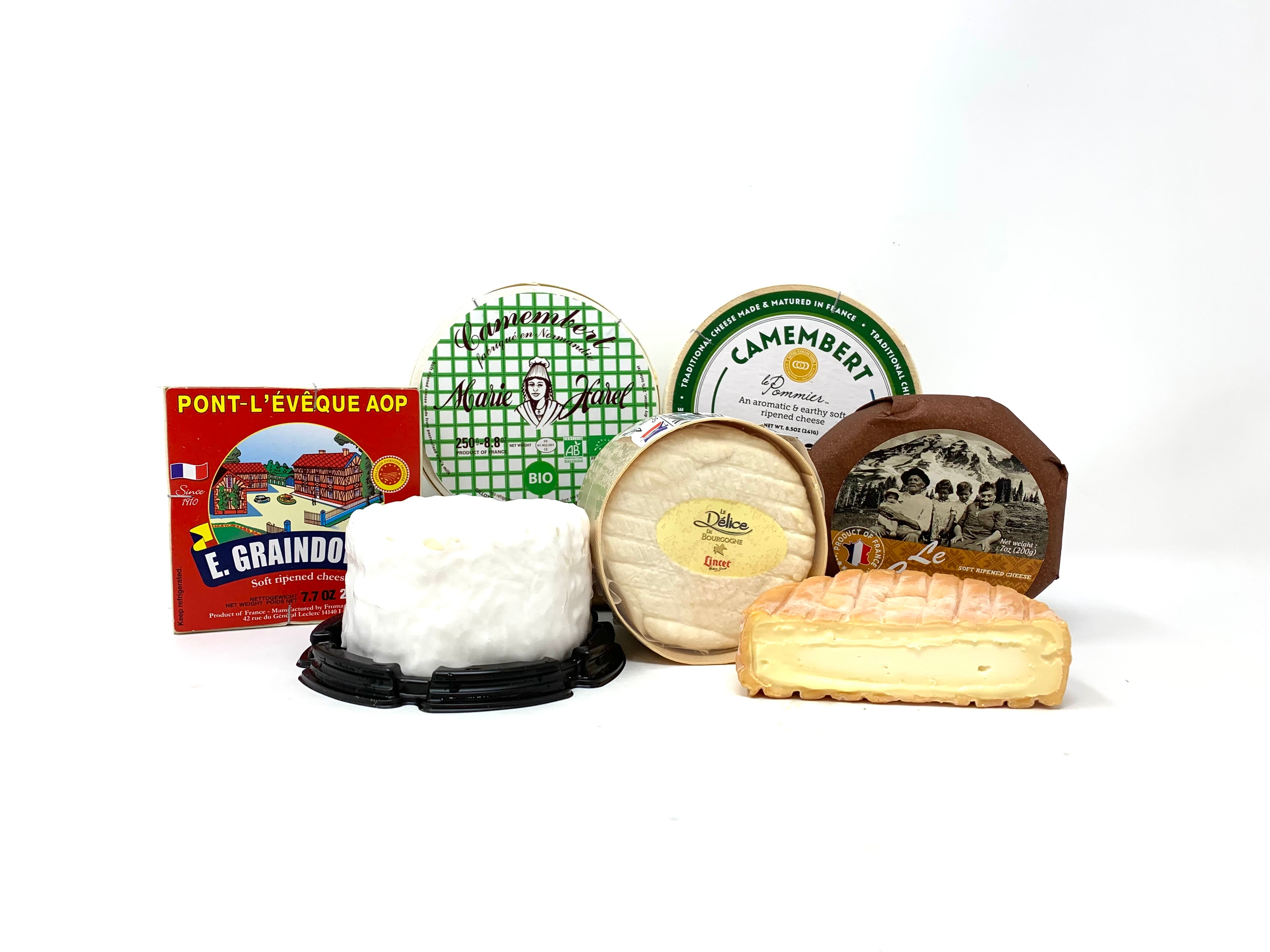 French Air Soft cheeses from France Brie Camembert - Cured and Cultivated