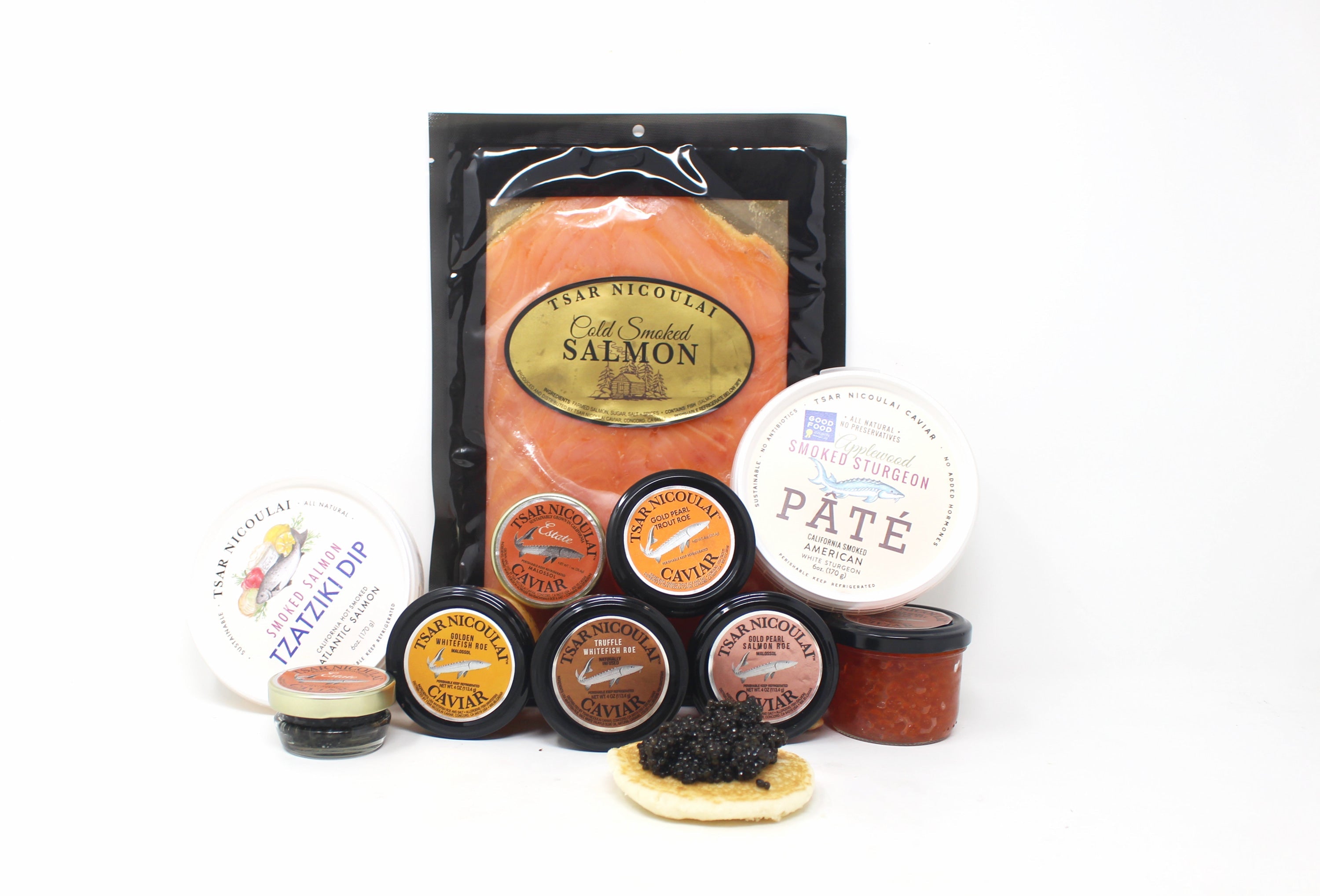 Tsar Nicoulai Caviar, Roe, Fish - Cured and Cultivated