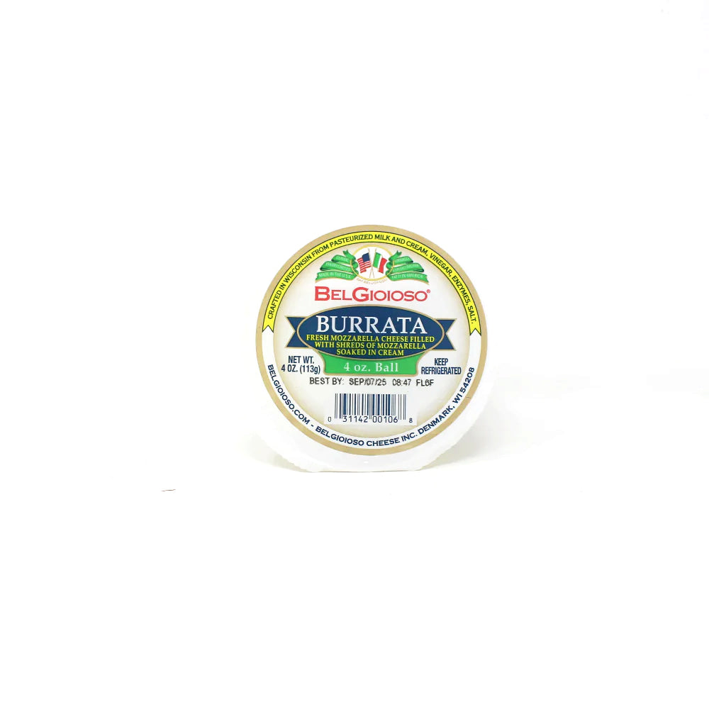 Burrata Single Ball Cup Belgioioso - Cured and Cultivated