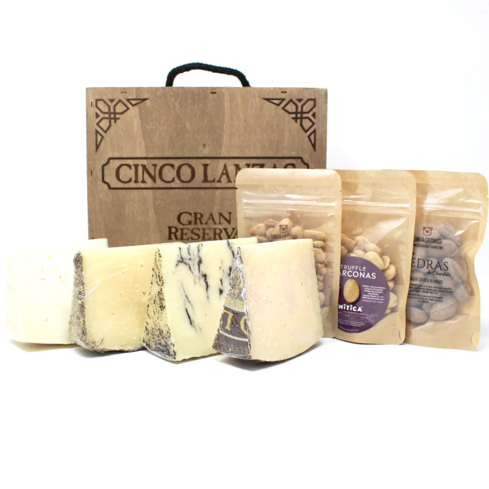 Spanish Cheese and Nuts Gift Box - Cured and Cultivated