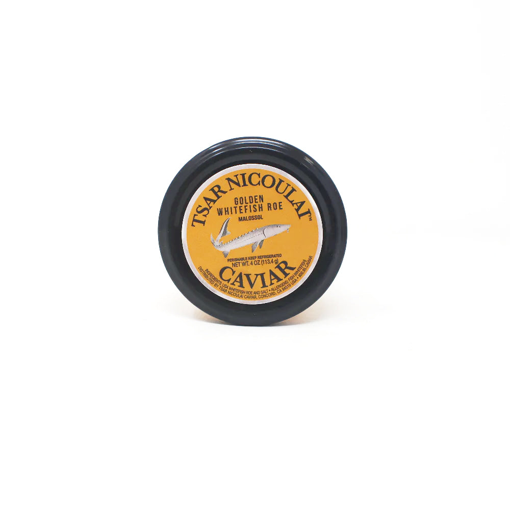 Tsar Nicoulai Whitefish Roe, 4 oz - Cured and Cultivated