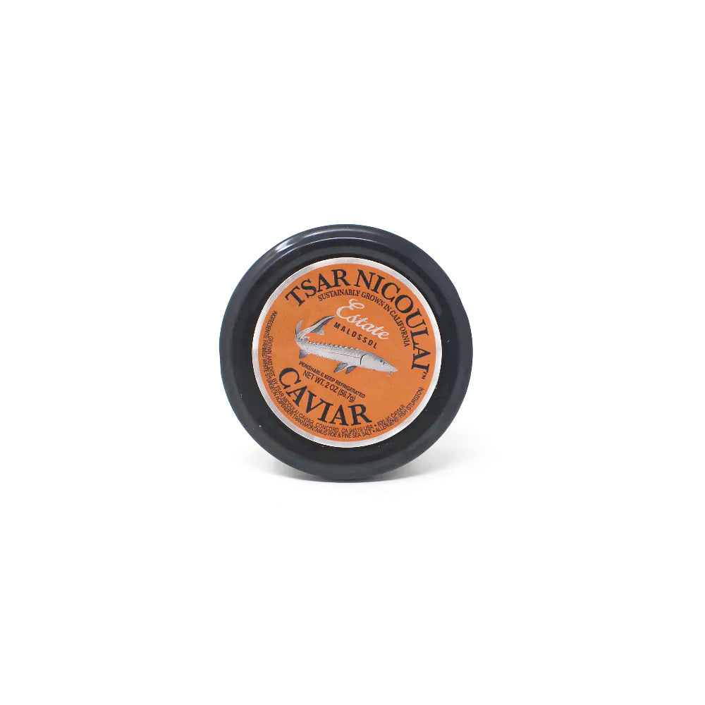 Tsar Nicoulai Estate Black Caviar, 2 oz - Cured and Cultivated
