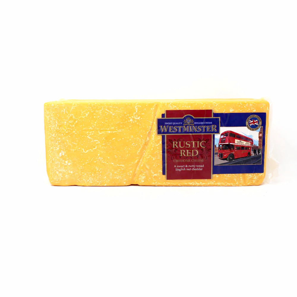 Westminster Rustic Red Cheddar cheese - Cured and Cultivated