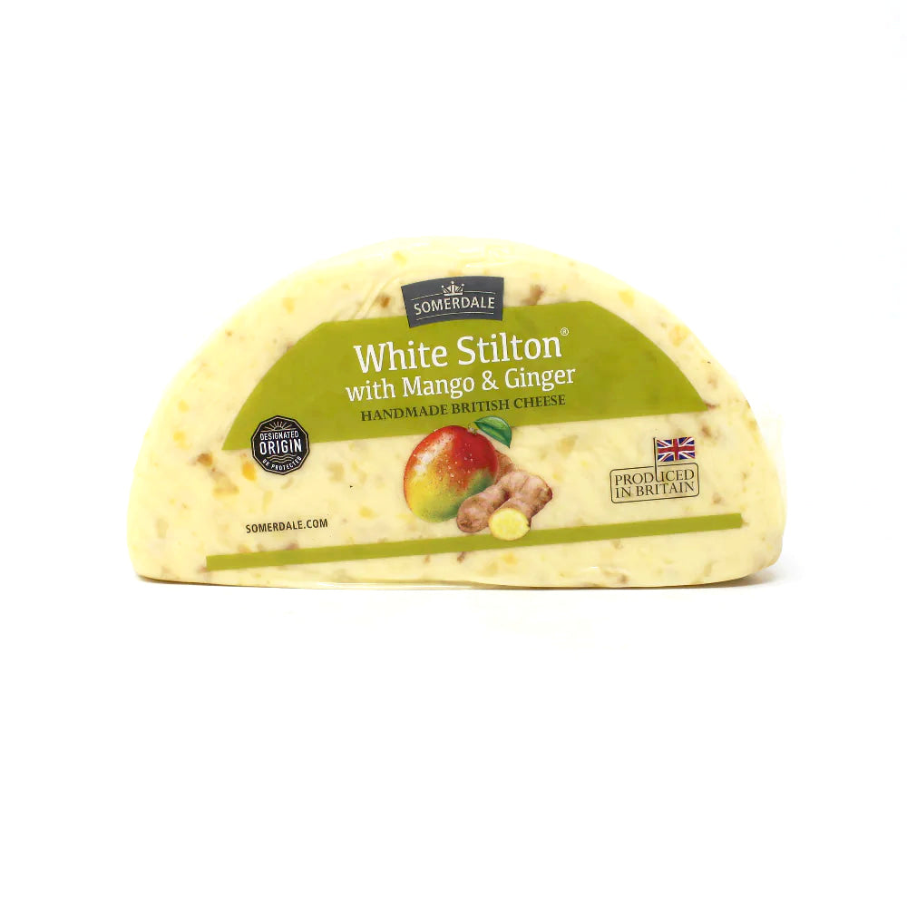 Somerdale White Stilton Mango Ginger - Cured and Cultivated