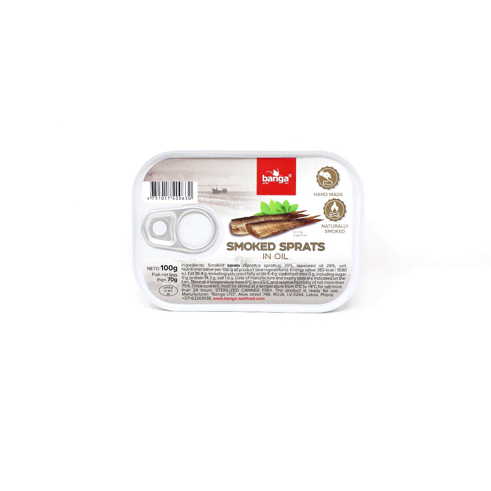 Banga Smoked Sprats in oil - Cured and Cultivated