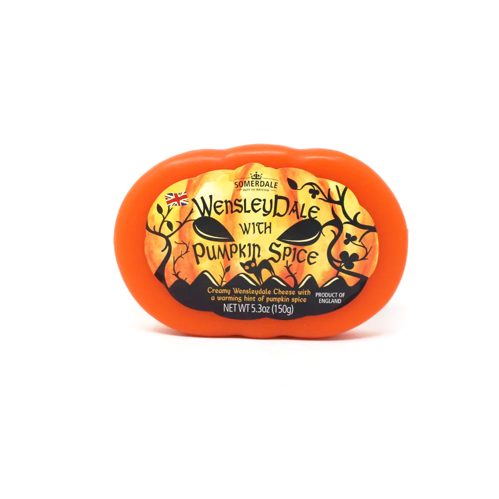 wensleydale pumpkin spice Halloween cheese - Cured and Cultivated