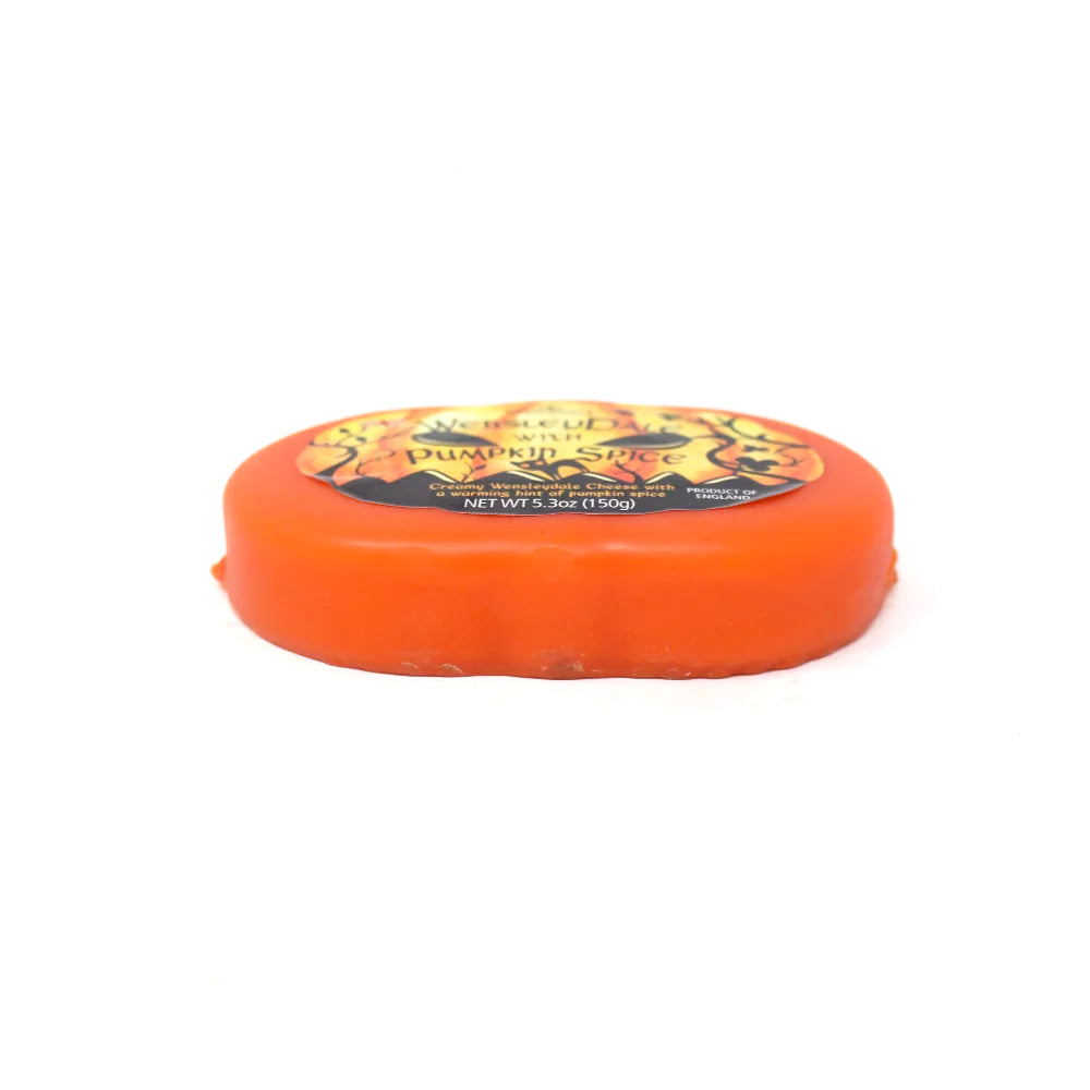 wensleydale pumpkin spice Halloween cheese - Cured and Cultivated