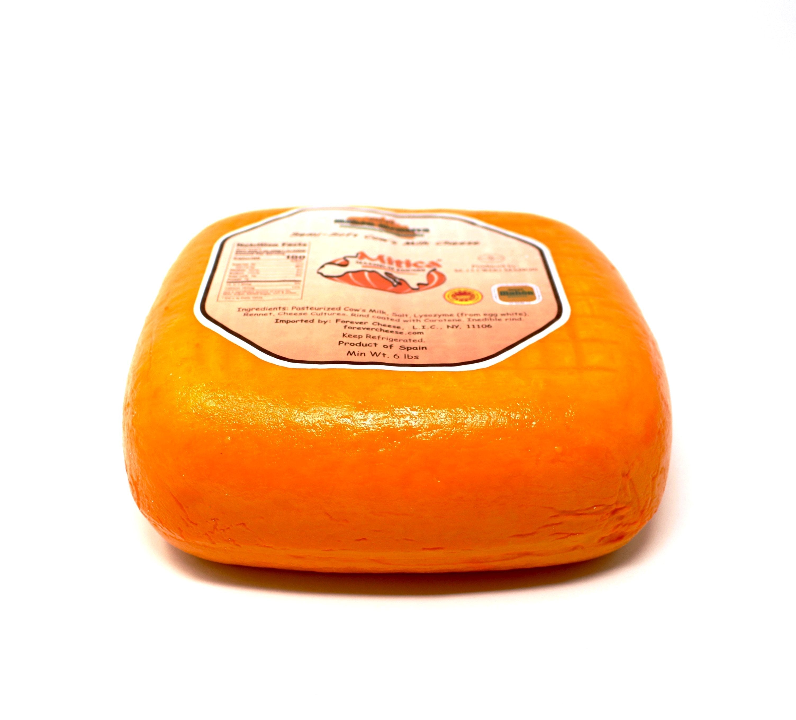 Mitica Mahon Menorca DOP Semi Curado 4 month cheese Paso Robles - Cured and Cultivated