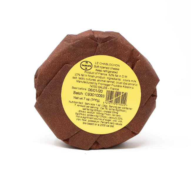 Le Chablochon, 7 oz - Cured and Cultivated