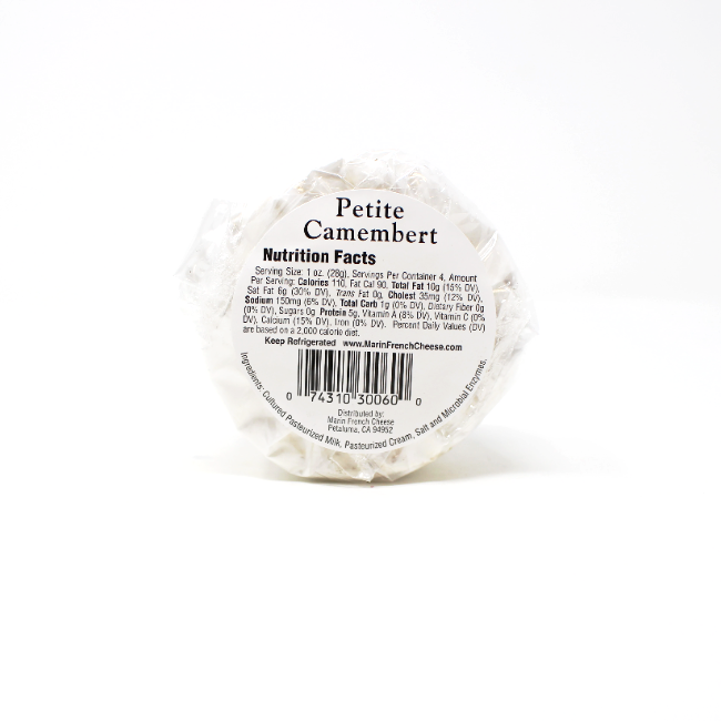Petite Camembert, 4 oz - Cured and Cultivated