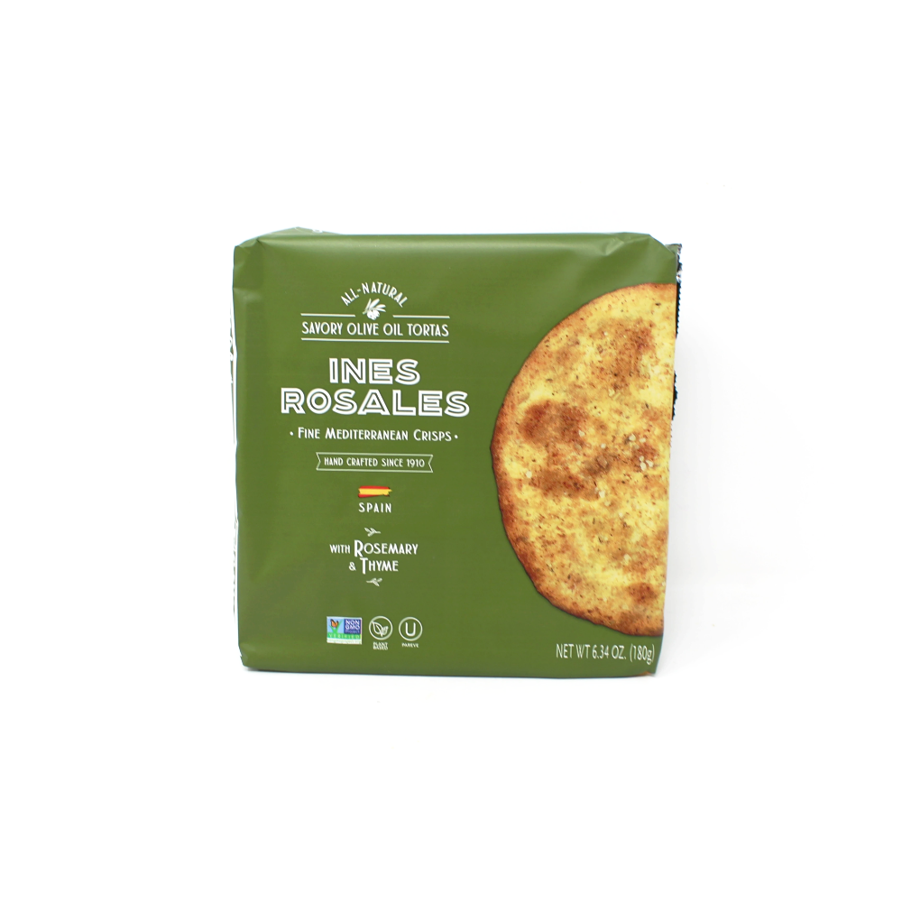 Ines Rosales Olive Oil Tortas with Rosemary & Thyme - Cured and Cultivated