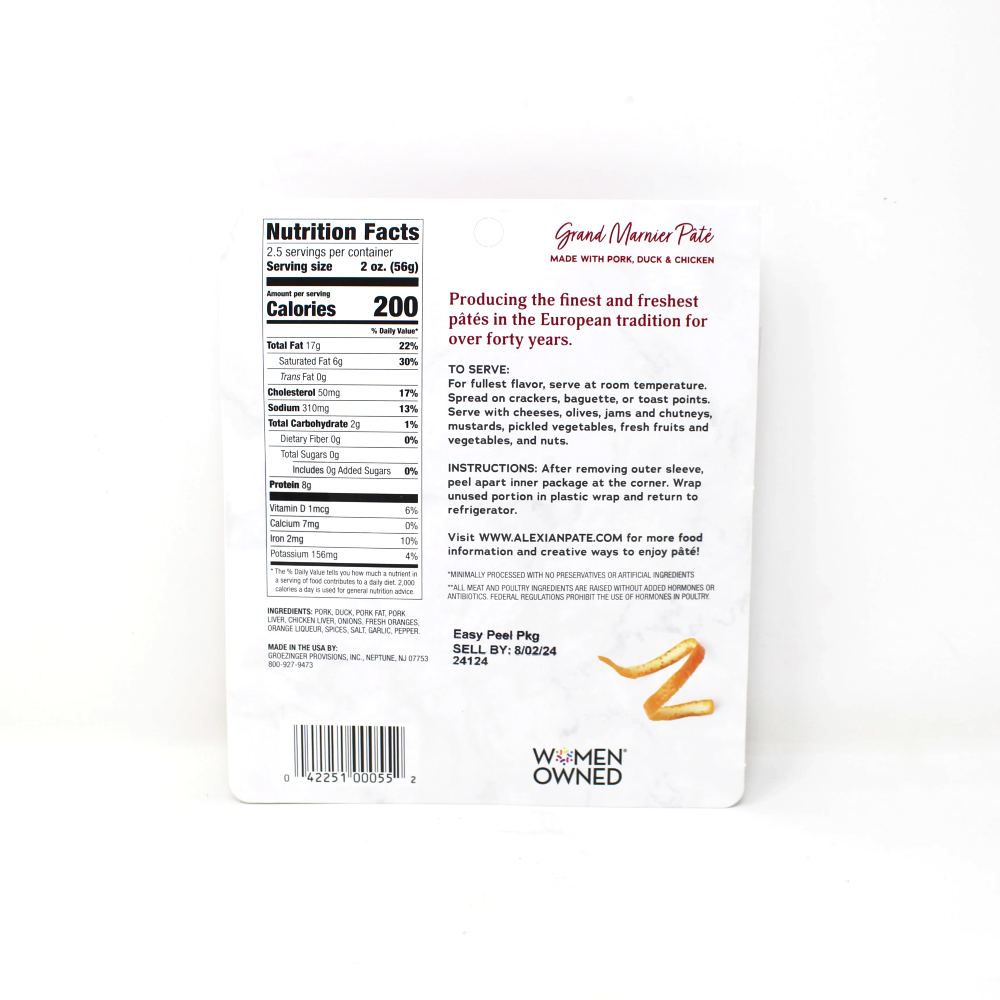 Alexian Grand Marnier Pate, 5 oz