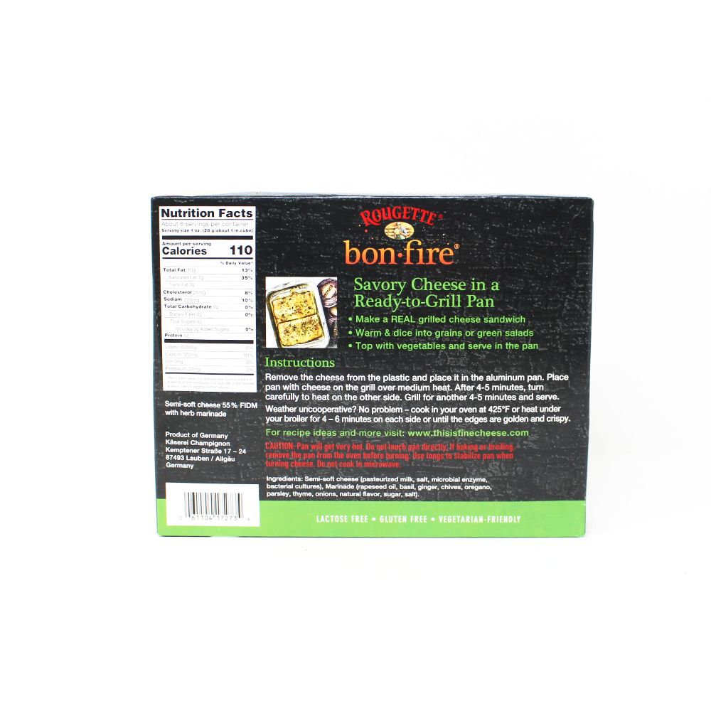 Bonfire Marinated Grilling Cheese, 6.4 oz | Cured and Cultivated
