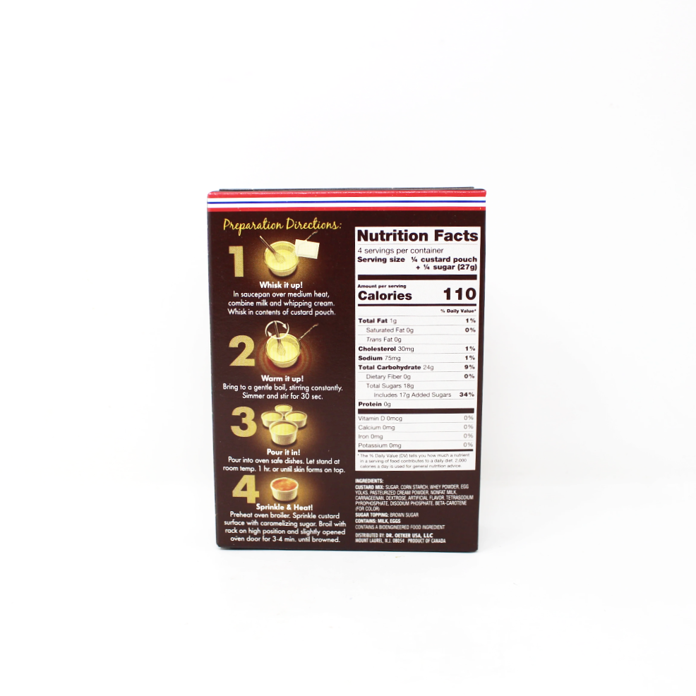 Creme Brulee Mix Dr. Oetker - Cured and Cultivated
