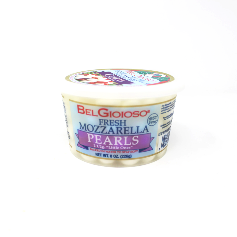 Mozzarella Pearls Belgioioso - Cured and Cultivated