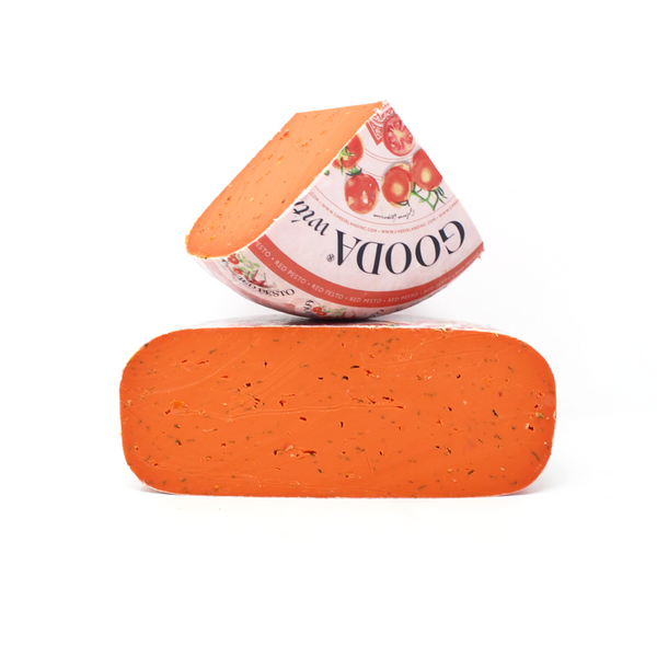 Red Pesto Gouda Cured and Cultivated