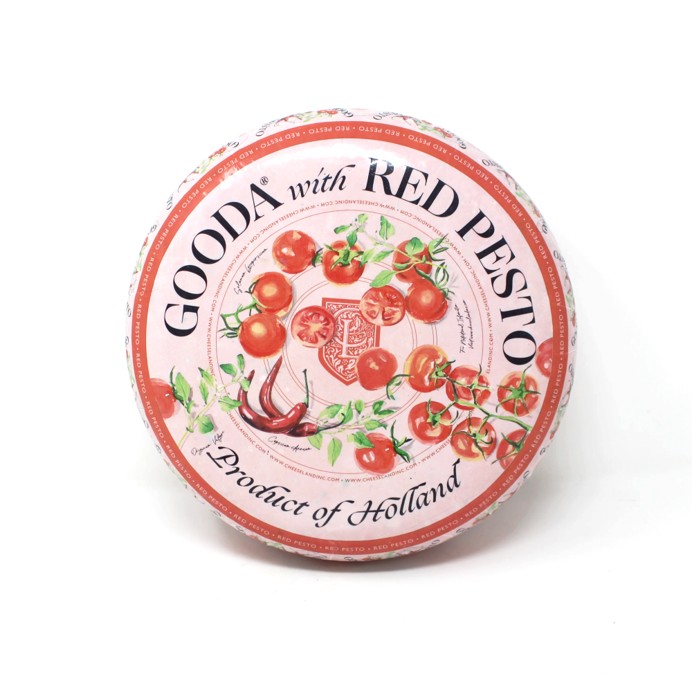 Red Pesto Cheese - Cured and Cultivated