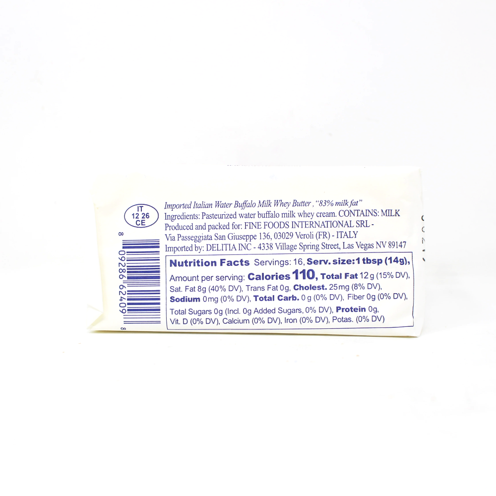 Water Buffalo Milk Whey Butter - Cured and Cultivated