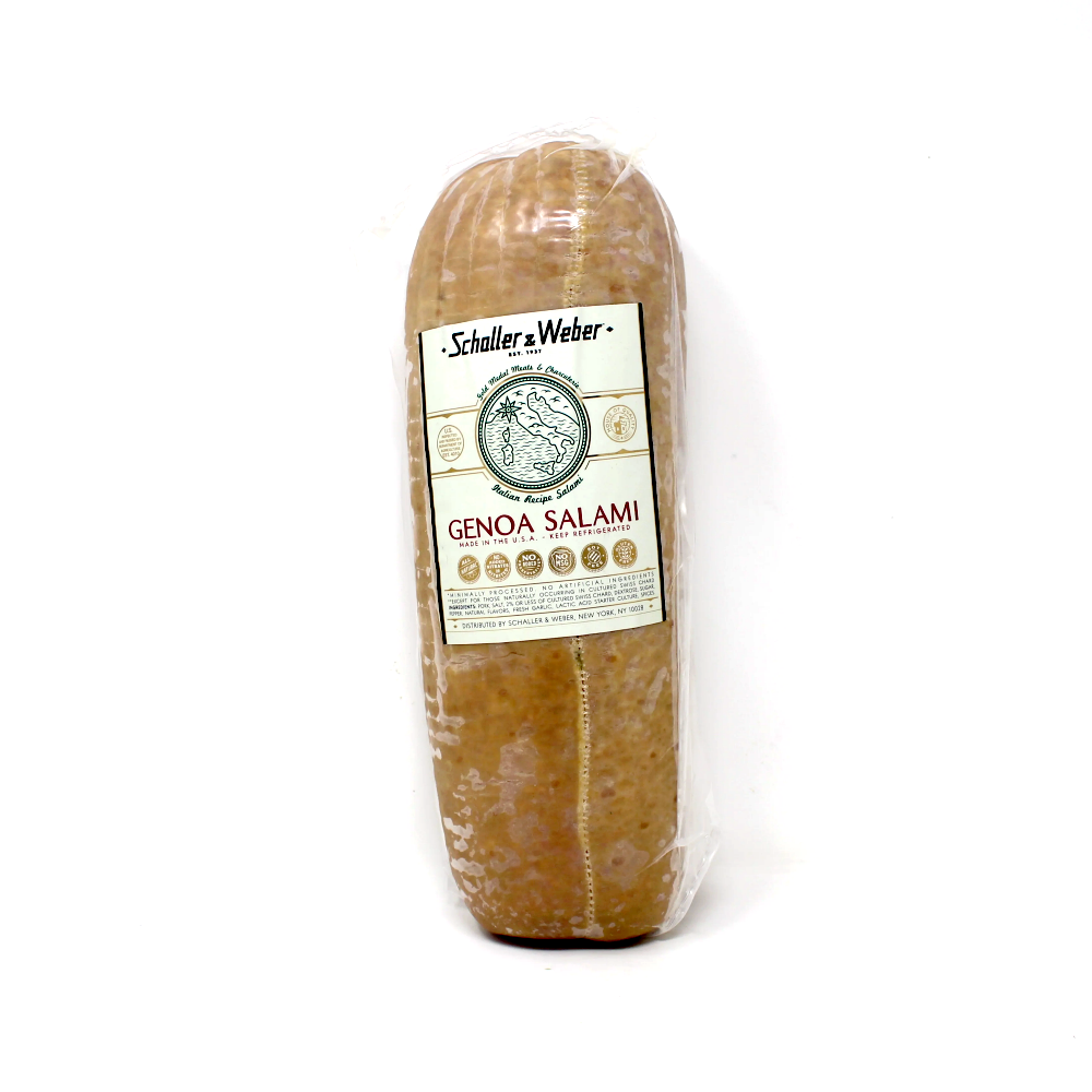 Genoa Italian Salami Schaller and Weber Paso Robles - Cured and Cultivated