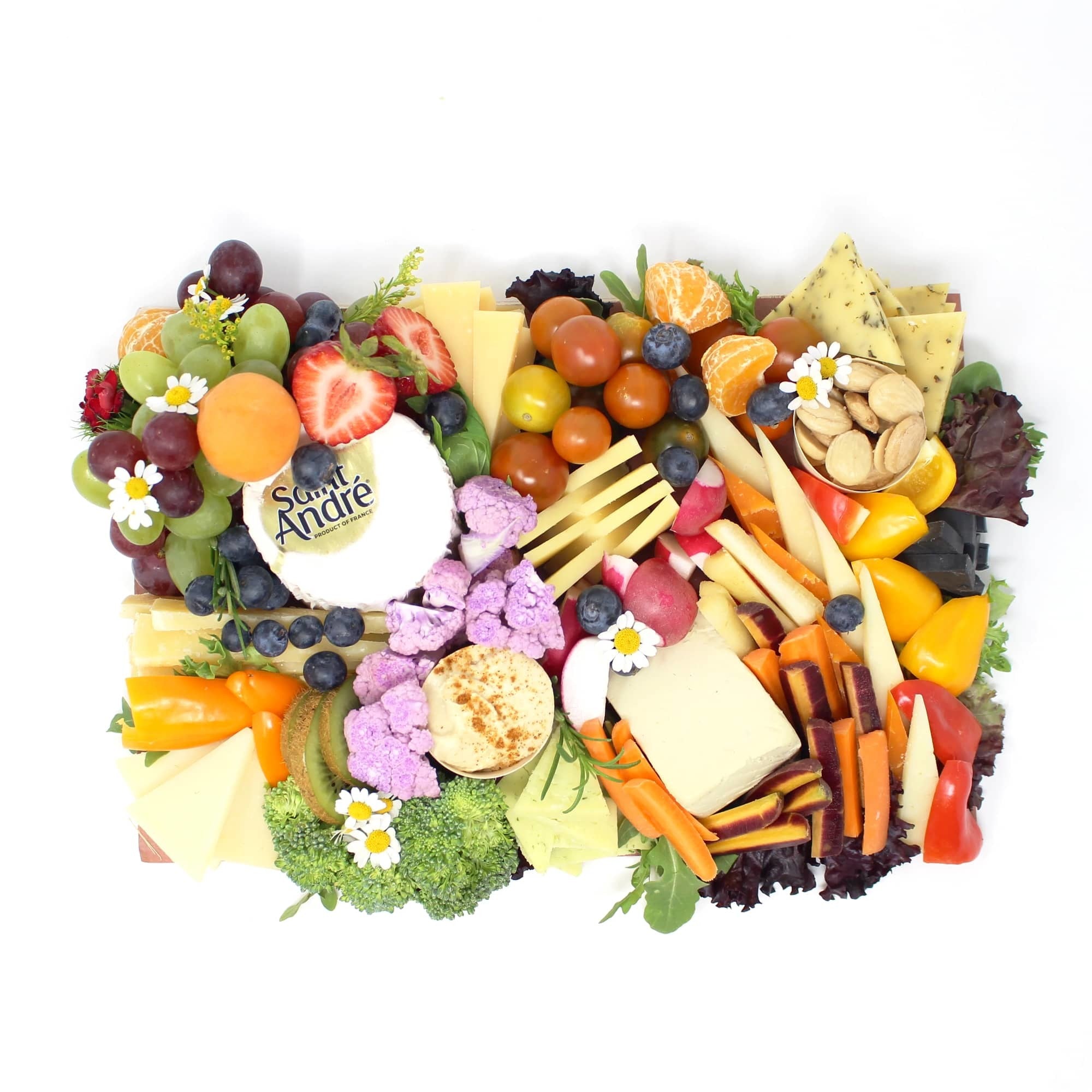 Small Vegetarian Cheese Grazing Board Paso Robles - Cured and Cultivated