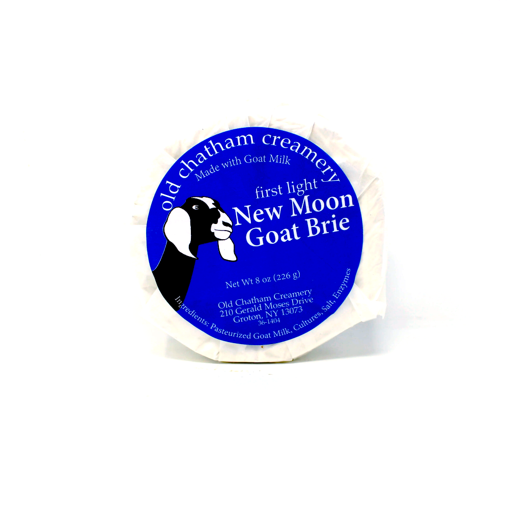 Old Chatham Creamery First Light  New Moon Goat Brie, 8 oz. - Cured and Cultivated