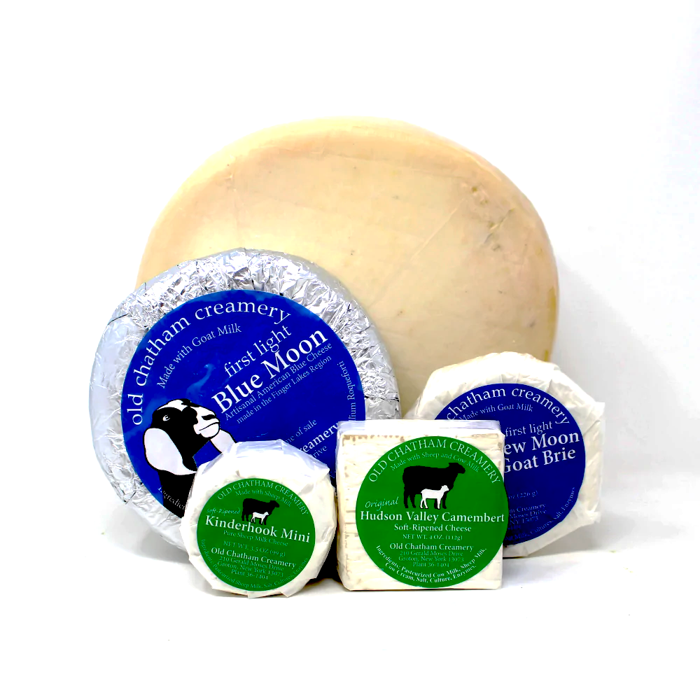 Old Chatham Creamery Three Milk Gouda Cheese, Cow, Goat, Sheep - Cured and Cultivated