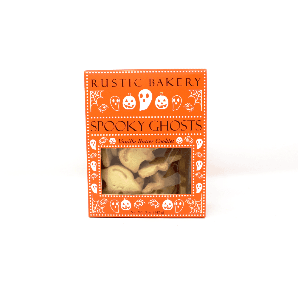 Rustic Bakery Spooky Ghosts Vanilla Butter Halloween cookies Paso Robles - Cured and Cultivated