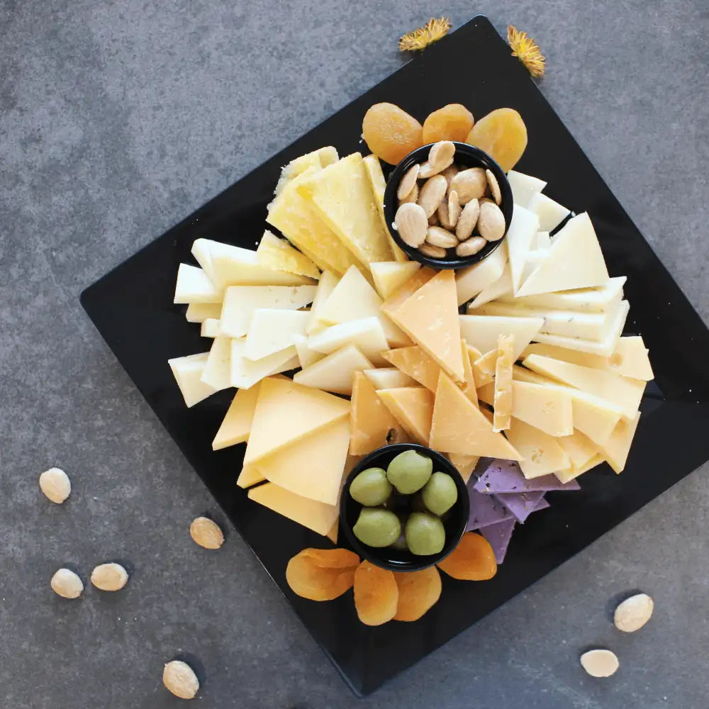 Assorted Sliced Cheese Tray to go Paso Robles - Cured and Cultivated