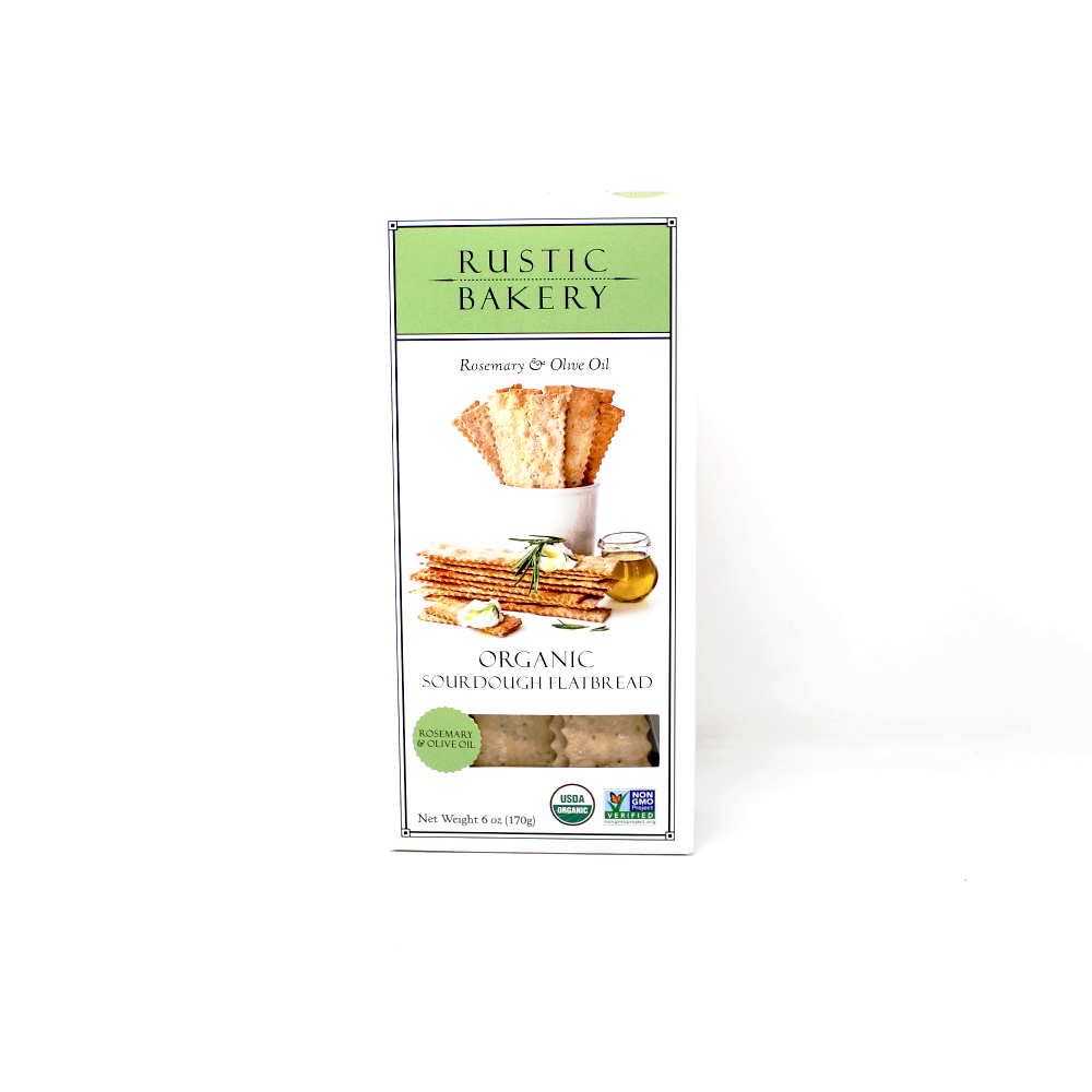 Rustic Bakery Organic Rosemary Flatbreads - Cured and Cultivated