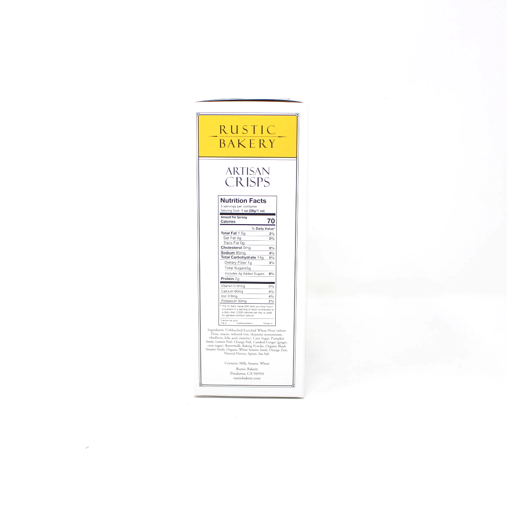 Rustic Bakery Artisan Citrus Crisps - Cured and Cultivated