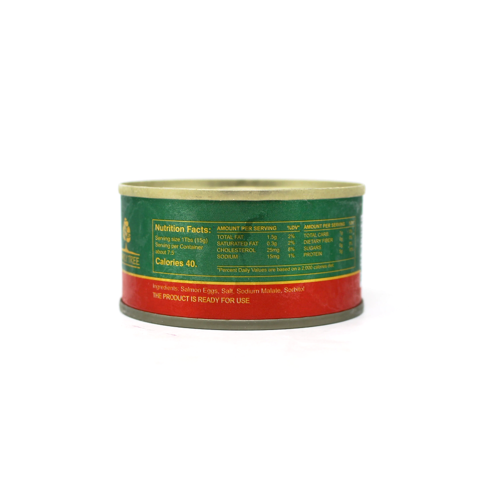 Red Salmon Caviar Green Can Paso Robles - Cured and Cultivated