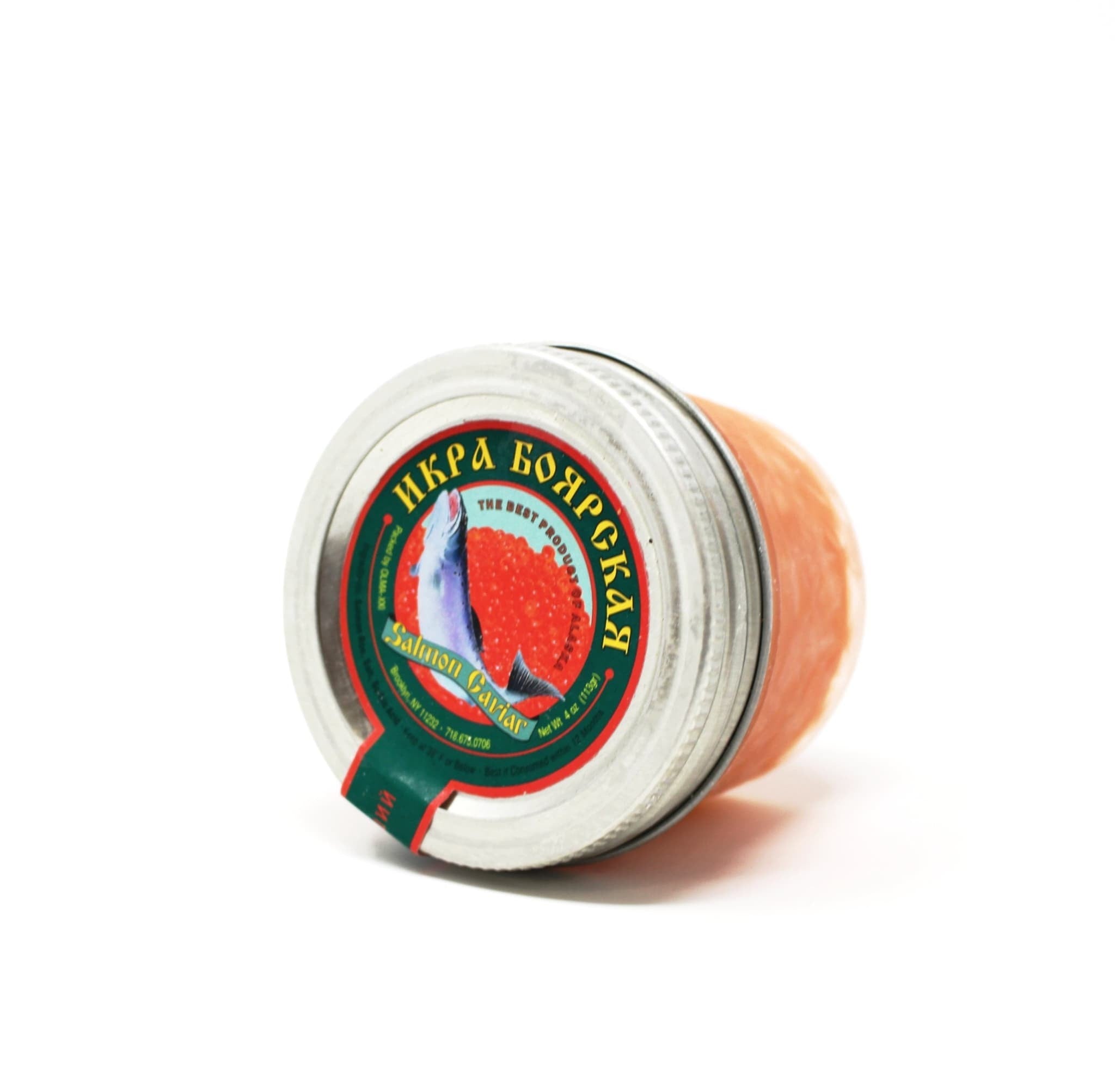 Boyarskaya Salmon Red Caviar, 4 oz - Cured and Cultivated