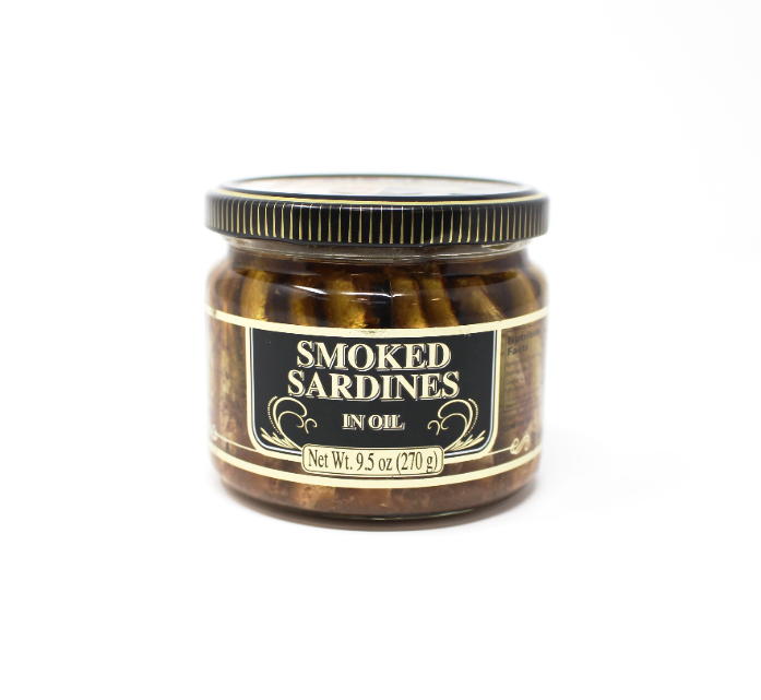 Riga Gold Smoked Sardines in Oil, 9.5oz - Cured and Cultivated