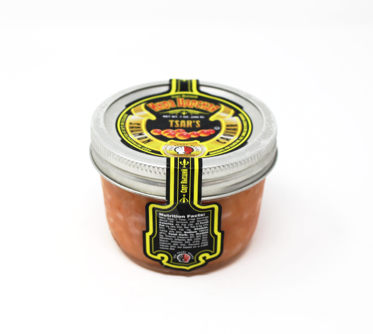 Tsar's Red Salmon Caviar, 7 oz - Cured and Cultivated
