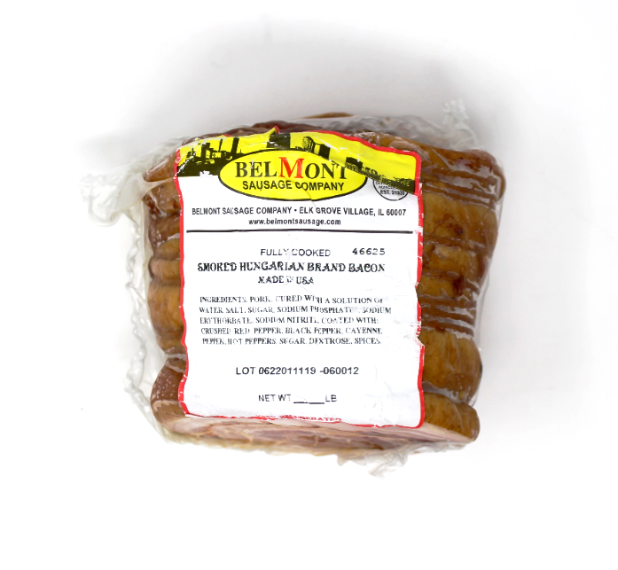 Rolled Hungarian Bacon Boczek Wegierski Belmont Sausage Paso Robles - Cured and Cultivated