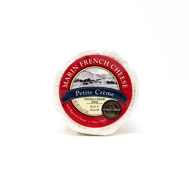 Petite Triple Cream Brie, 4 oz - Cured and Cultivated