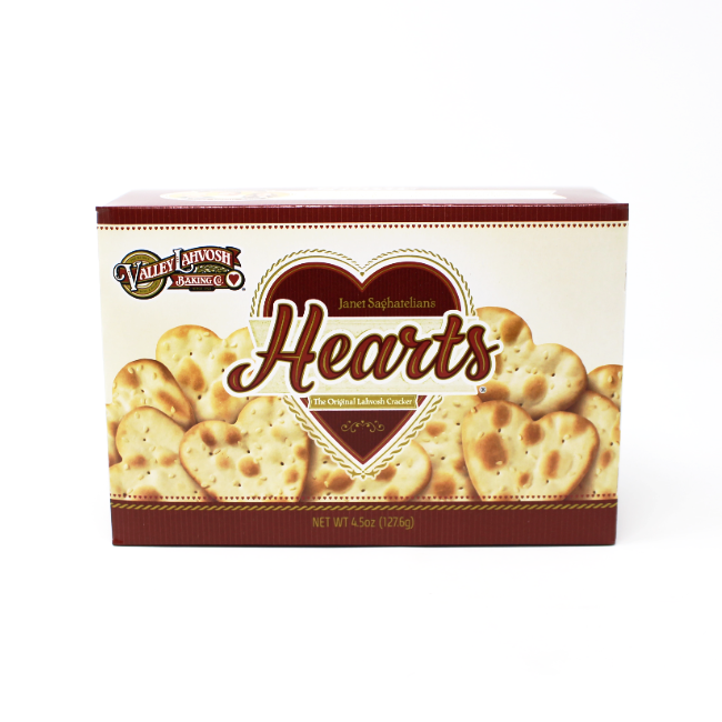 Lahvosh Cracker Hearts - Cured and Cultivated