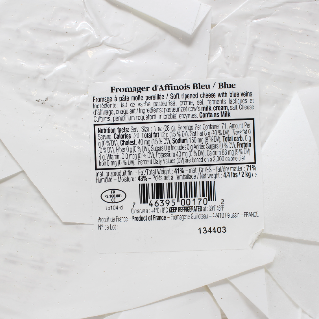 Fromager d'Affinois Bleu - Cured and Cultivated