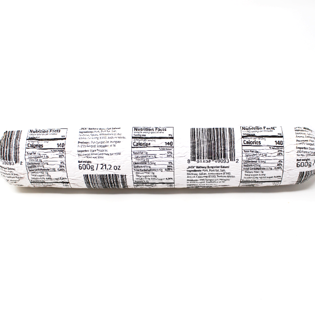 Pick "Bathory" Hungarian Salami - Cured and Cultivated