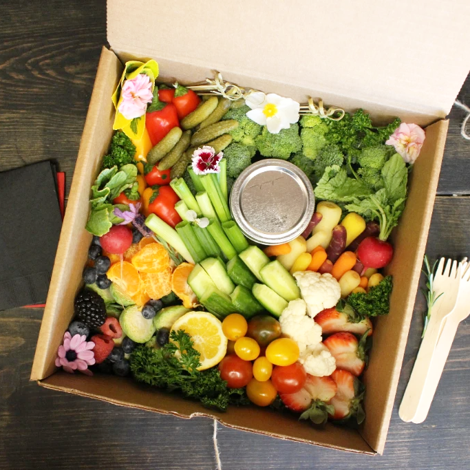 Small Crudités Box - Cured and Cultivated