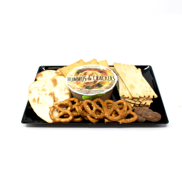 Hummus and Crackers - Cured and Cultivated