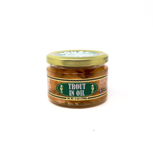 House of Fish Trout In Oil, 8.1oz - Cured and Cultivated