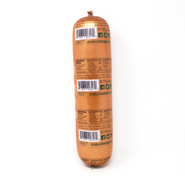 Krakauer garlic bologna Schaller Weber - Cured and Cultivated