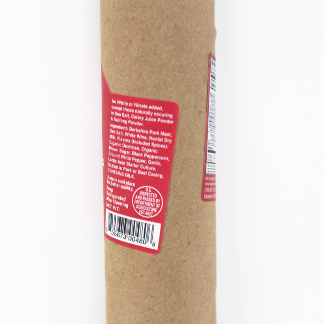 Angel's Toscano Salami, 5.5 oz. - Cured and Cultivated