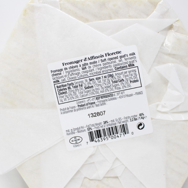 Fromager d'Affinois Florette Goat Cheese - Cured and Cultivated
