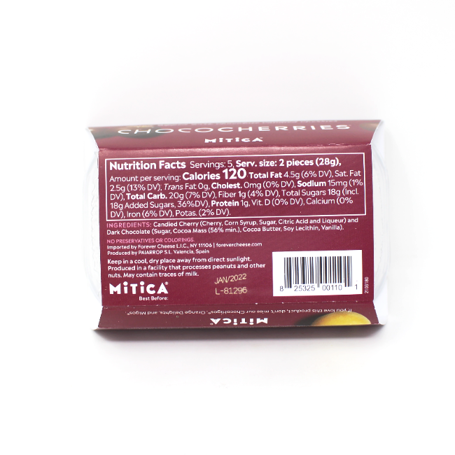 Mitica ChocoCherries Cherries in Chocolate - Cured and Cultivated