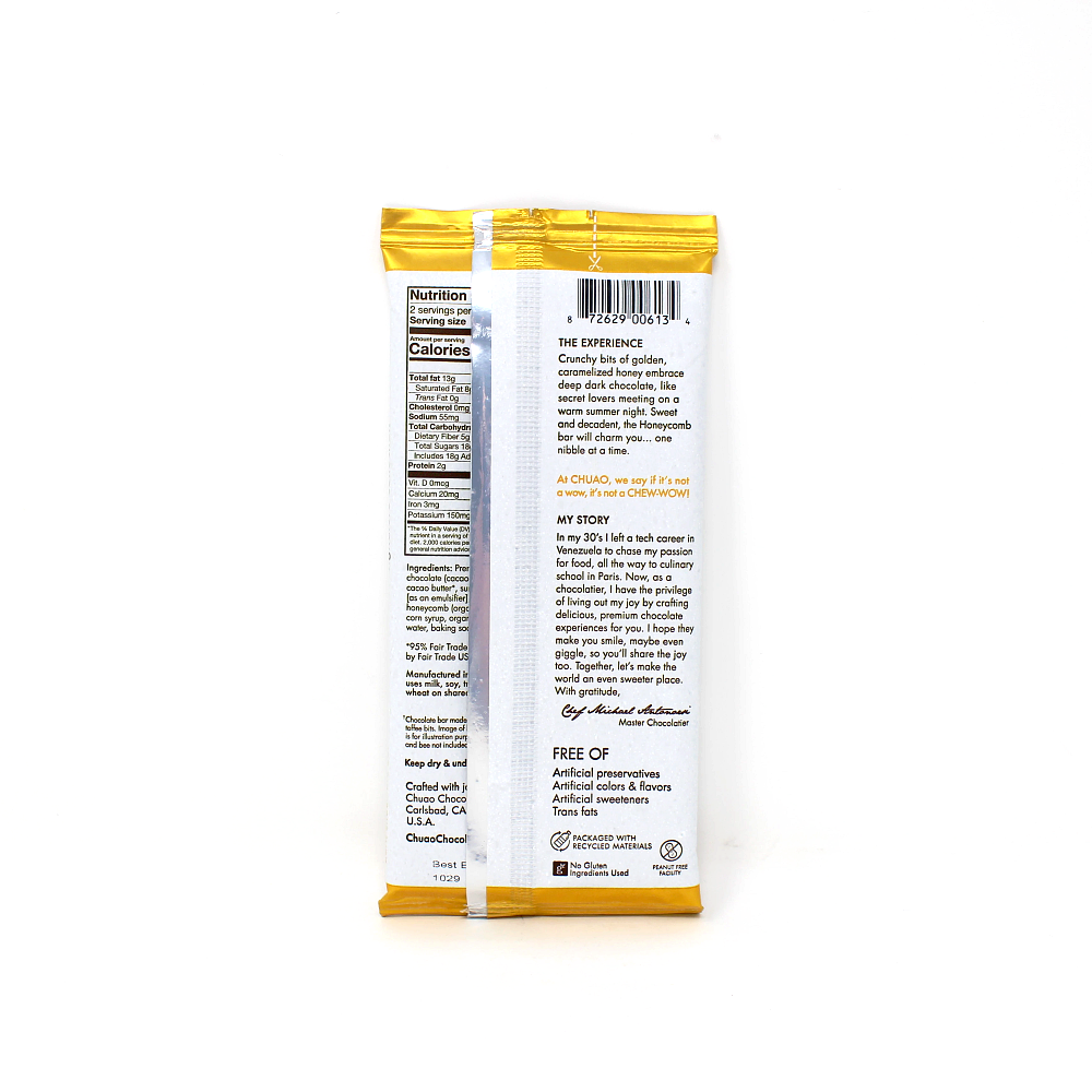 Chuao Chocolatier Honeycomb Chocolate Bar - Cured and Cultivated