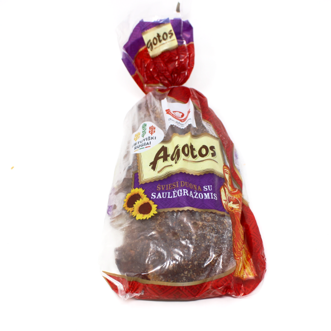 Light Rye Bread with Sunflower seeds