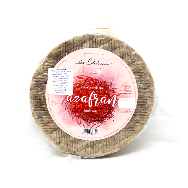 Golden Flees Azafran Manchego Cheese- Cured and Cultivated