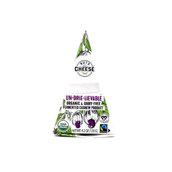 Nuts for Cheese Un-Brie-Lievable Organic Vegan Cheese - Cured and Cultivated